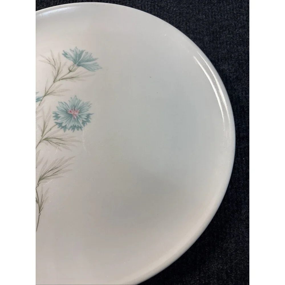 Vintage Taylor Smith & Taylor TST Ever Yours Dinner Plate Blue Flowers